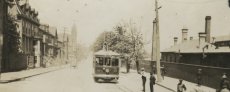The installation of the tram tracks on Gottingen Street ca. 1895 - Nova Scotia Archives: Nova Scotia LIght and Power Fonds, MG9, vol. 226, pg. 65.