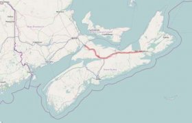 Halifax to Sydney Nova Scotia