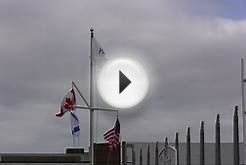 HALIFAX, NOVA SCOTIA - NOVEMBER 25 2013 - Flags fly in